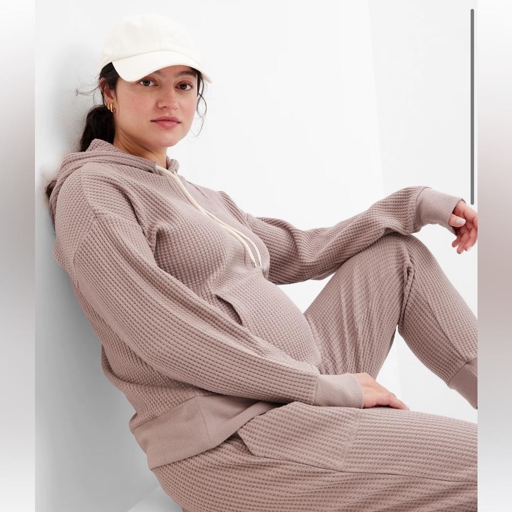 Gap Maternity Waffle Jogger Set S/M